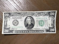 1934A $20 St. Louis Federal Reserve Note Light Green Seal Jackson
