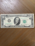 Series 1963A $10 New York Federal Reserve Note Green Seal Hamilton