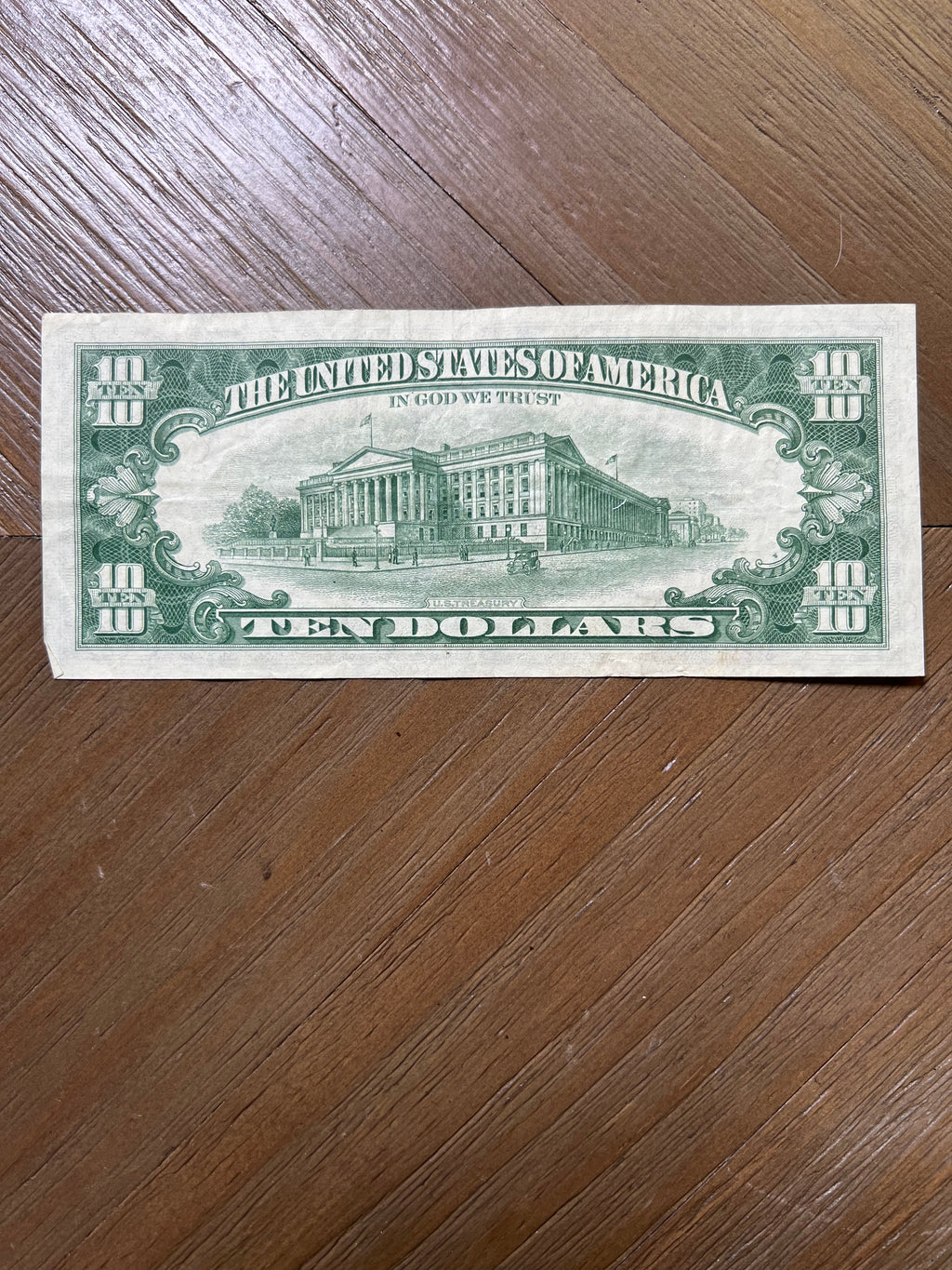 Series 1963A $10 New York Federal Reserve Note Green Seal Hamilton