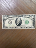 1928B $10 Cleveland Federal Reserve Note Gold Clause