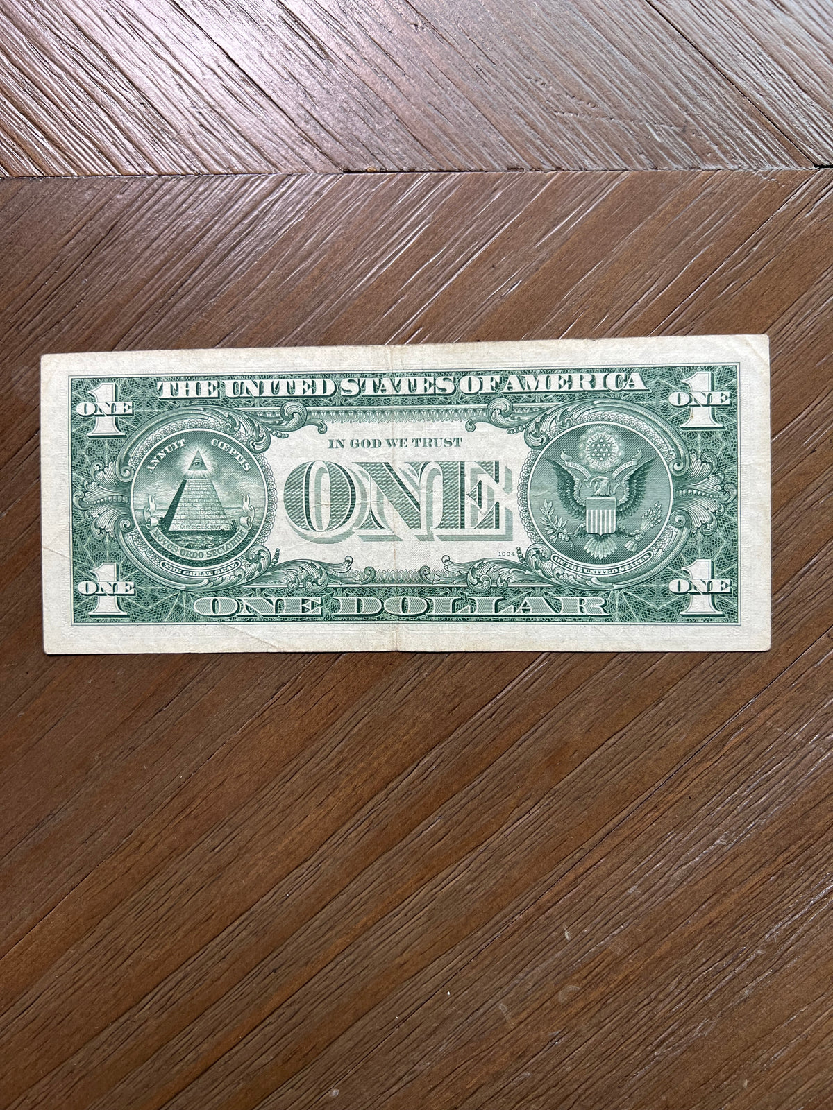 Series 1963A $1-Federal Reserve Note Boston Green Seal Star Note