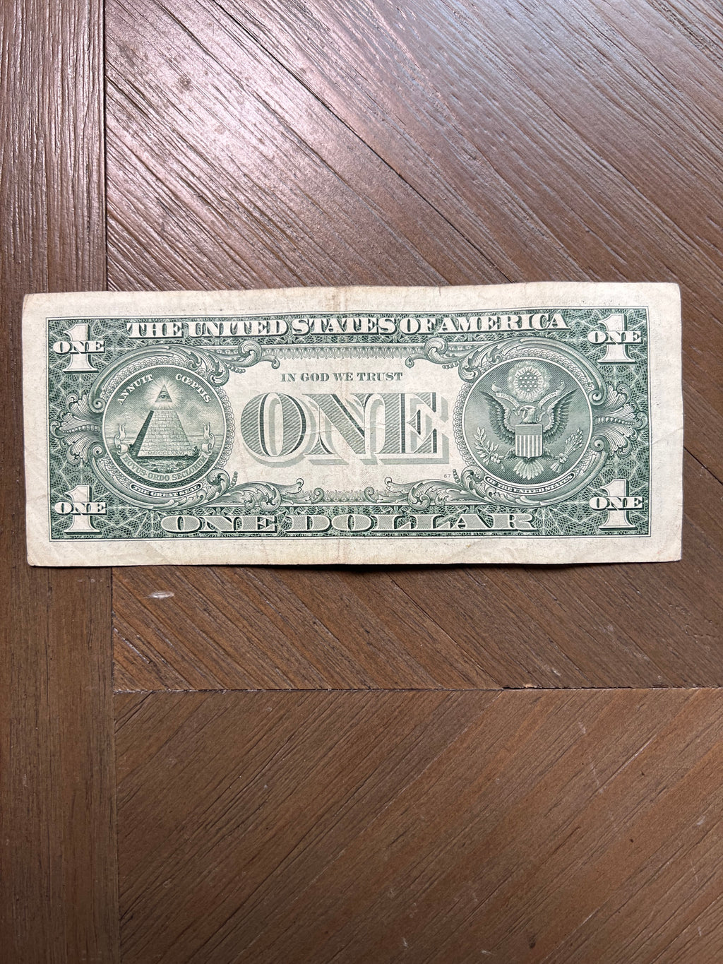 Series 2013 $1 Richmond Federal Reserve Note 59999050 Trinary Fancy Serial