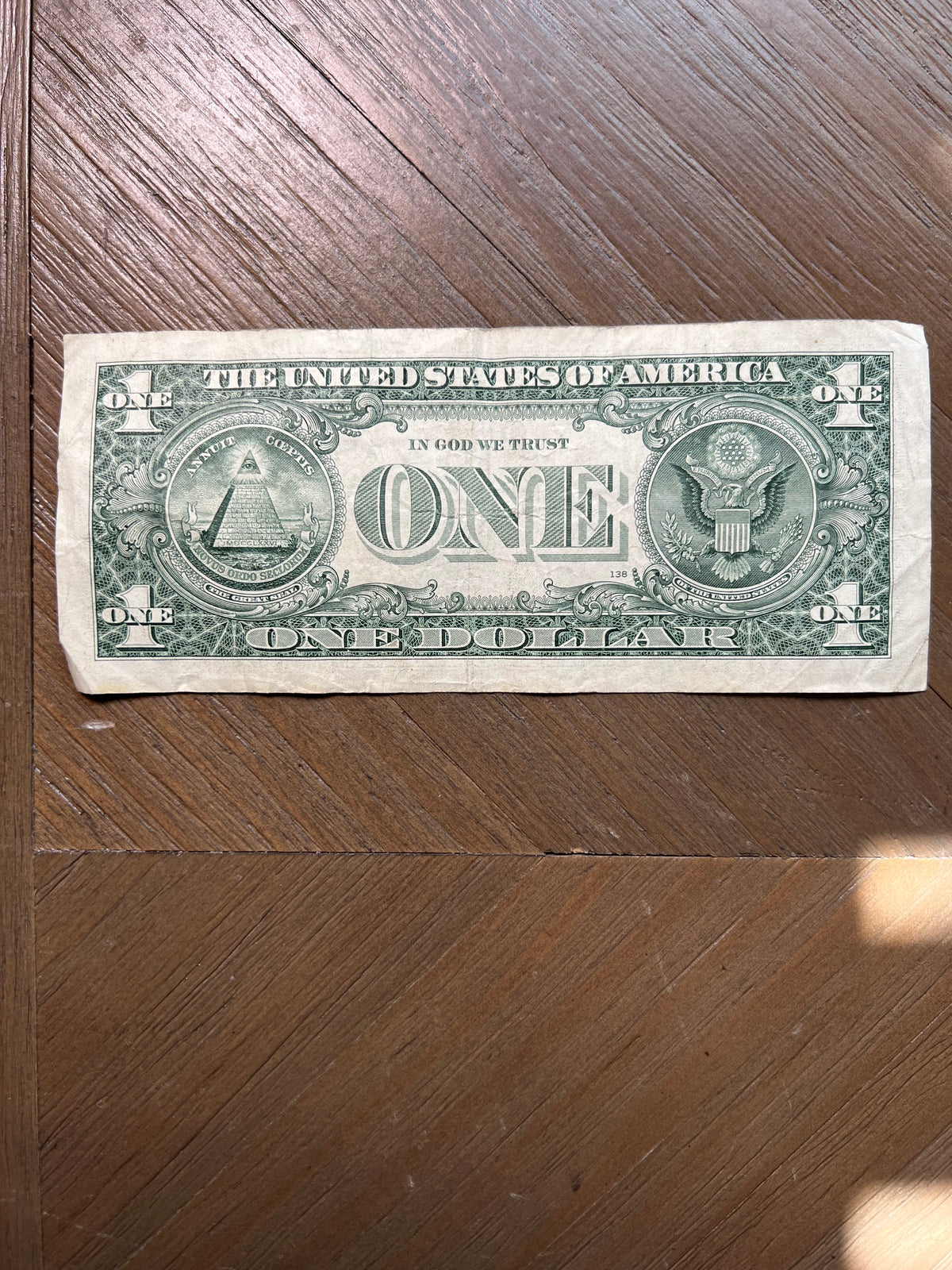 Series 2009 $1 Boston Federal Reserve Note A52255111C Trinary Fancy Serial