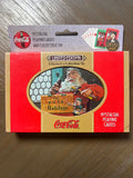 1998 Coca-Cola Nostalgia Santa Playing Cards 2-Deck Tin Sealed