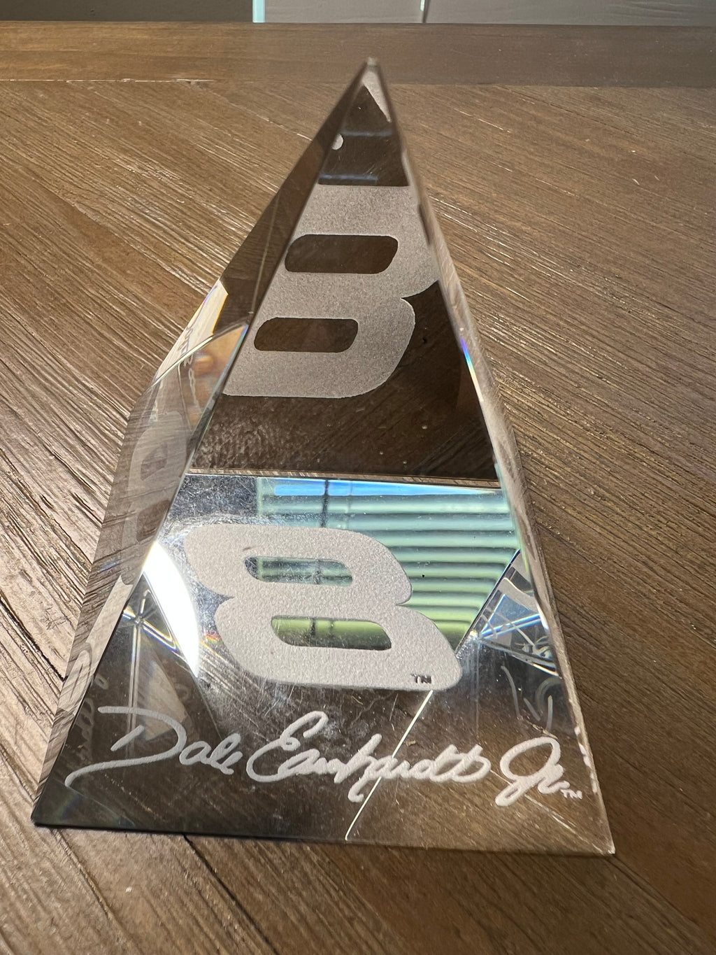 Dale Earnhardt Jr. #8 Crystal Pyramid Limited Edition 1 of 5,112 Box