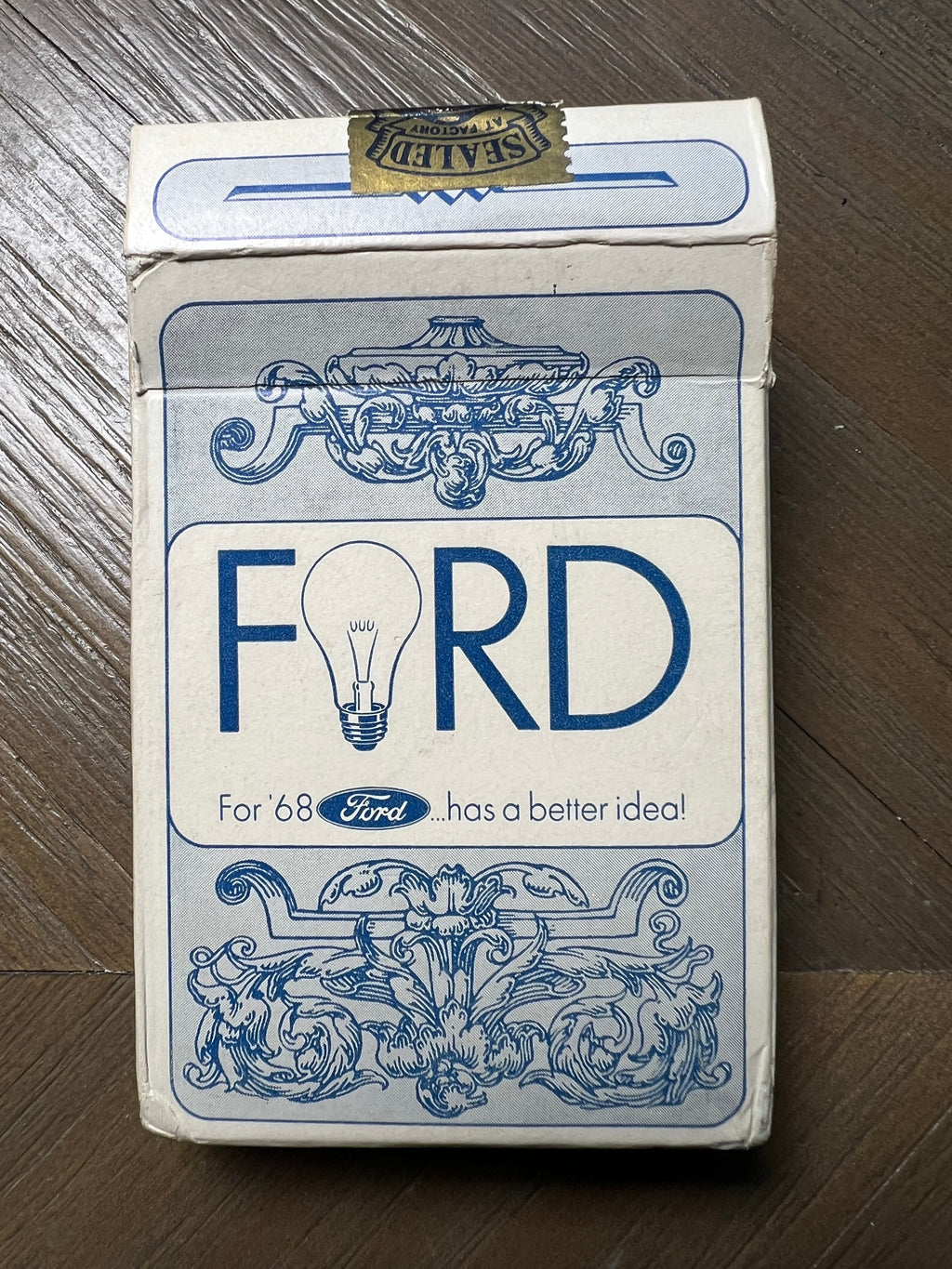 1968 Ford Has A Better Idea Advertising Playing Cards Deck