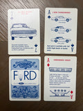 1968 Ford Has A Better Idea Advertising Playing Cards Deck