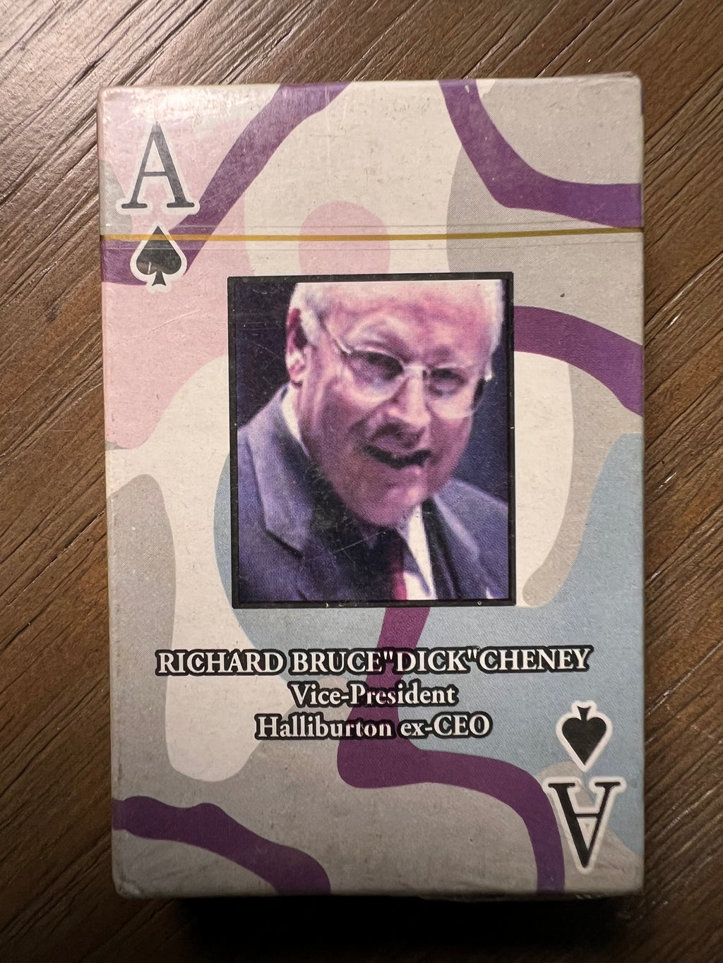 Political Satire Playing Cards Bush Era Dick Cheney Sealed Deck