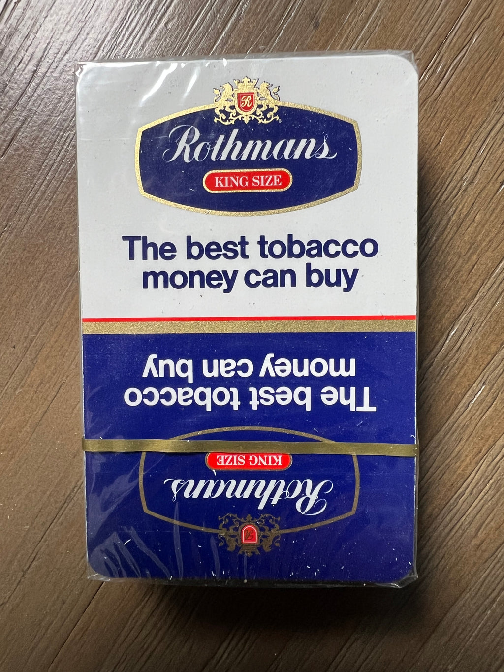 Rothmans King Size Tobacco Promo Playing Cards Sealed Deck