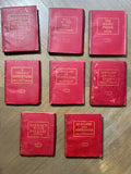 17 Little Leather Library Redcroft Miniature Books Lot Sherlock Holmes Dr Jekyll