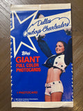 1981 Topps Dallas Cowboys Cheerleaders Giant Photocard Sealed Pack