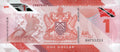 2020 Trinidad and Tobago 1 Dollar Polymer Banknote Scarlet Ibis P-60