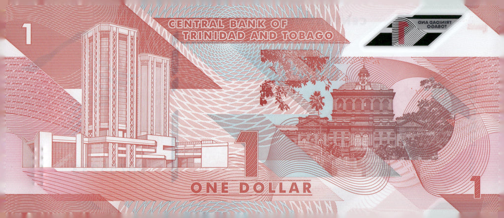 2020 Trinidad and Tobago 1 Dollar Polymer Banknote Scarlet Ibis P-60