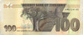 2023 Zimbabwe 100 Dollars Banknote Chiremba Rocks Baobab P-105 Note