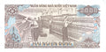 1988 Vietnam 2000 Dong Banknote P-107 Ho Chi Minh Textile Mill Currency