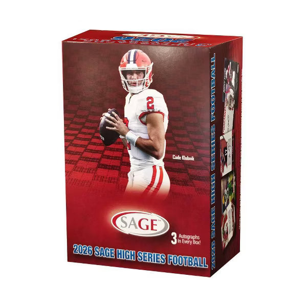 2026 Sage Hiigh Series Football Trading Card Blaster Box