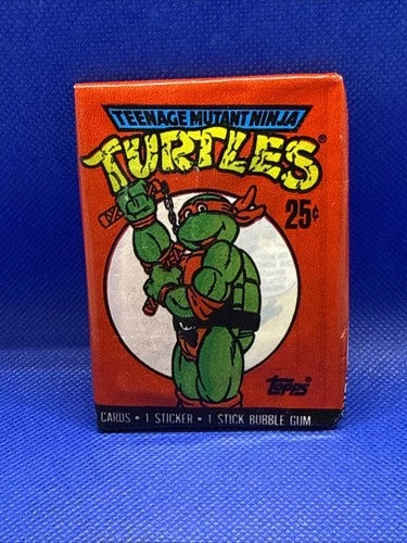 1989 Topps TMNT First Series Pack Michelangelo