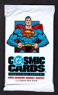 1991 Impel DC Comics Cosmic Cards Pack Superman Cover 12 Trading Cards