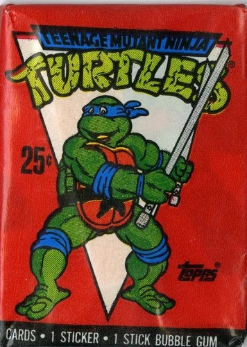 1989 Topps TMNT First Series Pack Leonardo
